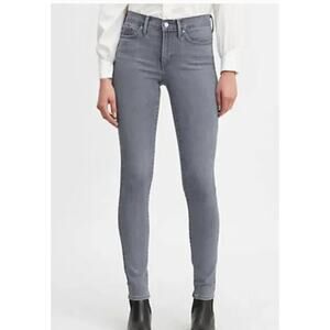 Levis Jeans Womens 33 Gray 311 Shaping Skinny Stretch Slim Fit Waterless Denim
